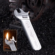 Creative Wrench Lighter Inflatable Unique Creative Funny Metal Open Flame Cigarette Lighter High-val