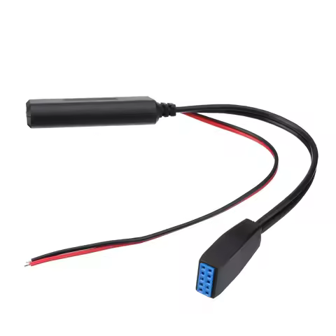 bluetooth 4.1 Module Auxiliary Receiver Cable Adapter Audio Cable 10-pin For BMW E39 E46 business CD