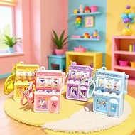 Slot Machine Keychain Gift Couple Creative Pendant Lottery Machine Mini Stress Relief Keychain