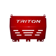 Skidplate - Mitsubishi Triton 2009 TO 2015 Skid Plate Cover Thick & Durable Red OEM IM