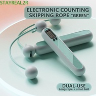 STAYREAL2R Jump Rope with Calorie Counter, Portable Adjustable Cordless Counting Skipping Rope, 2 in