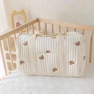 【cod】new Embroidered Mom Bag Storage Bag Large Capacity Mommy Handbag Fashion Travel Diagonal Z3e2