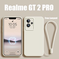 เคสโทรศัพท์ซิลิโคนนิ่มสำหรับ Realme GT 2 Pro GT Neo 3 2 3T 2T Narzo 50 5G Official เคสโทรศัพท์ขอบตรง