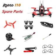 Walkera Rodeo 110 RC Drone Spare Part Propeller Blade Guard Motor ESC Power Board Camera Landing Ch