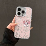 Melody Foundation Line Contrast Color Vitality Case Phone Case Suitable for iPhone 17 Air 16 Pro 15 