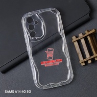 SAMSUNG A14 4G SAMSUNG A14 5G SAMSUNG A15 4G SAMUSNG A15 5G CASE MELTING WAVY CLEAR SOFT CASE SAMSUN