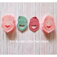 Cookie cutter Stained Glass KIKI &amp; LALA LITTLE TWIN STARS (Sold Individually)