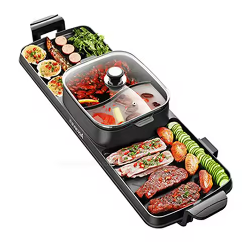 Multi-Function Kebab Grill Pan Standing Outdoor Smokeless BBQ Electric Barbecue Grill Commercial Ele