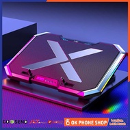 Nuoxi MC Gaming Pad RGB Light 6 Fans LED Laptop Cooling Pad Q8