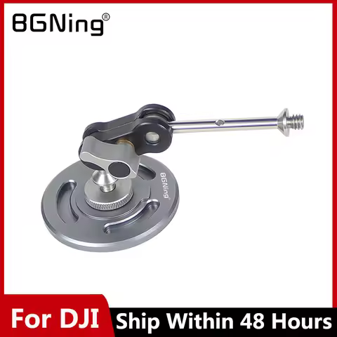 Magnetic Mobile Phone Holder Stand with 1/4 Arri Hole for DJI OSMO Mobile 7 7P 6 OM5 4 SE Magnet Sta