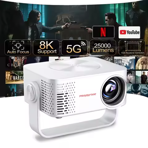 M60 Ultra Thin Projector 60 ANSI Lumens LED Light Source Diffuse Projection β€32DB Low Noise Auto Key
