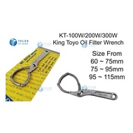 [ 1 UNIT ] KT-100W/200W/300W King Toyo Oil Filter Wrench - 60 ~ 115mm