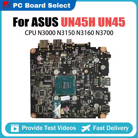 For ASUS Vivo Mini PC UN45H HD Motherboard UN45 N3000 N3150 CPU Laptop Mainboard UN45A UN45B UN45C U