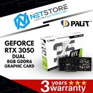 PALIT GEFORCE RTX 3050 DUAL 8GB GDDR6 GRAPHIC CARD - NE63050019P1-190AD