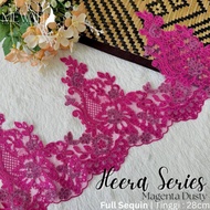 LACE HEERA FULL SEQUIN TINGGI 28 CM BAJU KURUNG MODEN PENGANTIN NIKAH TUNANG KAHWIN