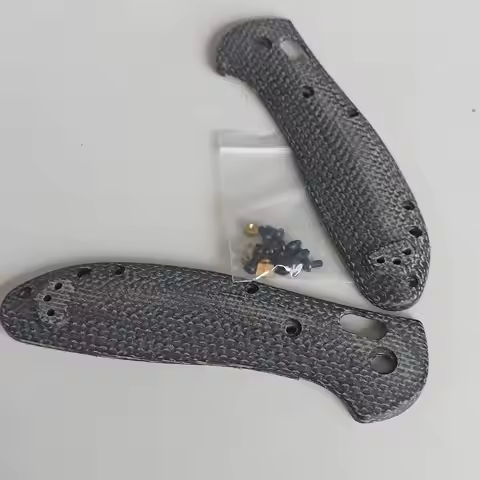 1 Pair Custom Handle Patch Micarta Material Scales for Benchmade Griptilian 551