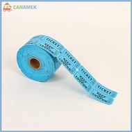 CANAMEK 1000Pcs Colorful Tearable Raffle Tickets Double Rolls Admission Ticket Game Ticket For Event