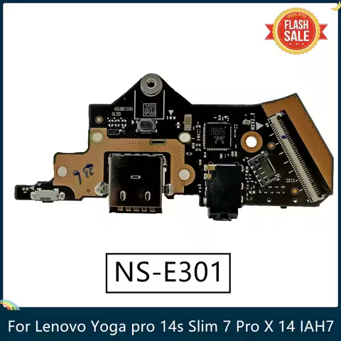 LSC Original NS-E301 For Lenovo Yoga pro 14s Slim 7 Pro X 14 IAH7 2022 USB AUDIO POWER BUTTON BOARD