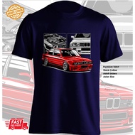 BMW M3 E30 classic racing sport car Cotton Tshirt
