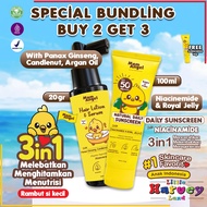 Hair Lotion & Serum With Panax Ginseng Aloevera & Argan Oil 100ml - Penumbuh Penyubur Rambut Bayi Pe