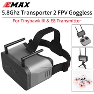 EMAX Tinyhawk 3 FPV Goggles Transporter 2 5.8Ghz 4.3inch Screen for Racing Drone Quadcopter Replacem
