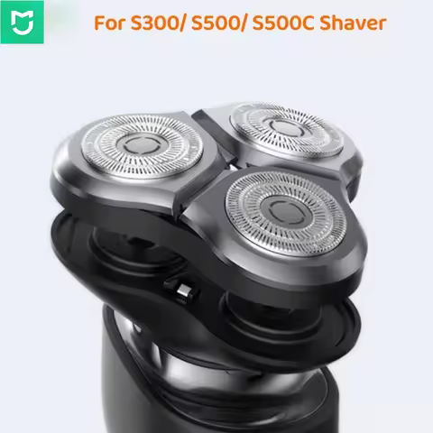 Original MIJIA Shaver Blade For Xiaomi S500 S500C S300 Electric Shaver Steel Cutter Head Razor Dual-