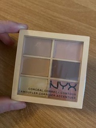 NYX concealer correct and contour palette 遮瑕膏