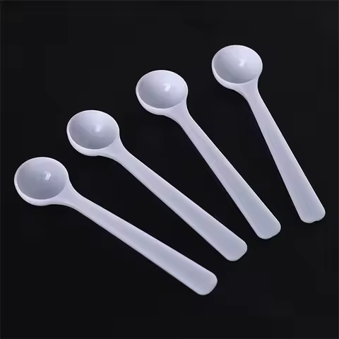 300pcs 1g/3g/5g Measuring Spoon Plastic Powder Milk Coffee Scoop Teaspoon Baking Gadgets Kitchen Acc