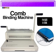 C25A Comb Binding Machine F4 Size Long/Legal Binder (25sheets Punched) (500sheets Bind) 24 Holes