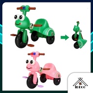 IDECO Kids Foldable Bicycle 3-Wheel Frog Cartoon