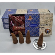 Kamini Frankincense &amp; Myrrh Cones (20 cones)