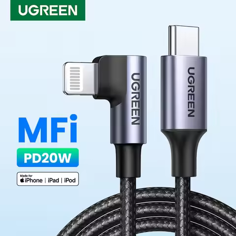 UGREEN MFi USB C to Lightning Cable PD 20W for iPhone 14 13 12 Pro Max Fast Charging Phone Charge fo