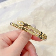 Snake-Shaped Bracelet Snake Bone Bracelet Female Light Luxury Snake Head Glossy Bracelet Niche Desig