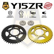 Y15 Y16 Y15ZR LC 135 RXZ Y100 Y100 STT SPROCKET 428 415 *GOLD 6 / 4 HOLE * 14/15T & 34/35/36/37/38/3