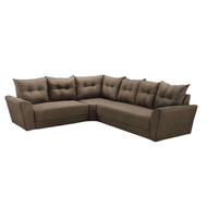 Percuma 7 Bantal Sofa Kain Coklat Sofa 7 Seater