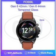 [2pcs] Fossil Gen 6 42mm / Gen 6 44mm Screen Protector HD Tempered Glass
