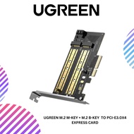 UGREEN M.2 M-KEY + M.2 B-KEY  TO PCI-E3.0X4 EXPRESS CARD