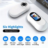1080P Magnetic Thumb Camera - Mini Sport Camera Ideal For Cycling Travel Sports Vlogging With Portable Camera Accessories