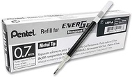 Pentel Refill Ink - For EnerGel PRO Permanent Gel Pen, (0.7mm) Medium Line, Black Ink - LRP7-A, 12 Count (Pack of 1)