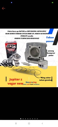 PAKET BLOK SEHER BORE UP 5525mm 130cc.bisa request untuk Jupiter z lama Jupiter z Burhan Jupiter z R