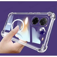 Fashion Casing For Xiaomi POCO C71 Redmi A5 4G TPU Silicon Cover Shock Proof Non-Slip With Magnetic 