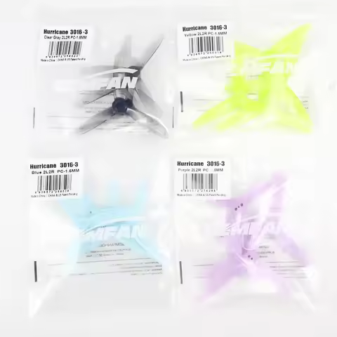 4pcs Gemfan 3016 High - Performance 3 - Blade FPV Propeller 3 - inch 1.5mm Shaft for FPV Racing Dron