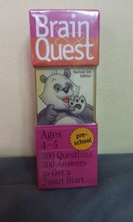 全新Brain Quest ages 4-5 小兒智力卡