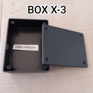 Black plastic box X3 BOX KX-3 10 x 7.8 x 3.5 cm