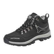 Winter Hiking Shoes Mens Outdoor Casual Sports Shoes Non-slip Hiking Boots Mens Warm Snow Boots Ligh