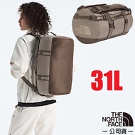 [The North Face] BASE CAMP DUFFEL Large-Capacity Backpack Dual-Use Travel Bag 31L XS Mocha Brown 52S