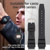 Suitable for Casio Watches Rubber Strap DW-290/340 AD-300 Resin Strap Accessories