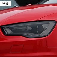 For Audi A3 8V A4 B8 B9 A5 A6 C8 A7 A8 D4 TT E-tron R8 Accessories Car Headlight Tint Smoked Black P