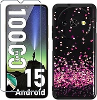 Xiangyun Mobile Phone Case for Oukitel C59/C59 Pro Case with 1 Piece Tempered Glass Protection Prote