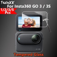 1/2/3/5 PCS For Insta360 GO 3 3s Action Camera Clear HD 2.5D Tempered Glass Screen Protector Tough F